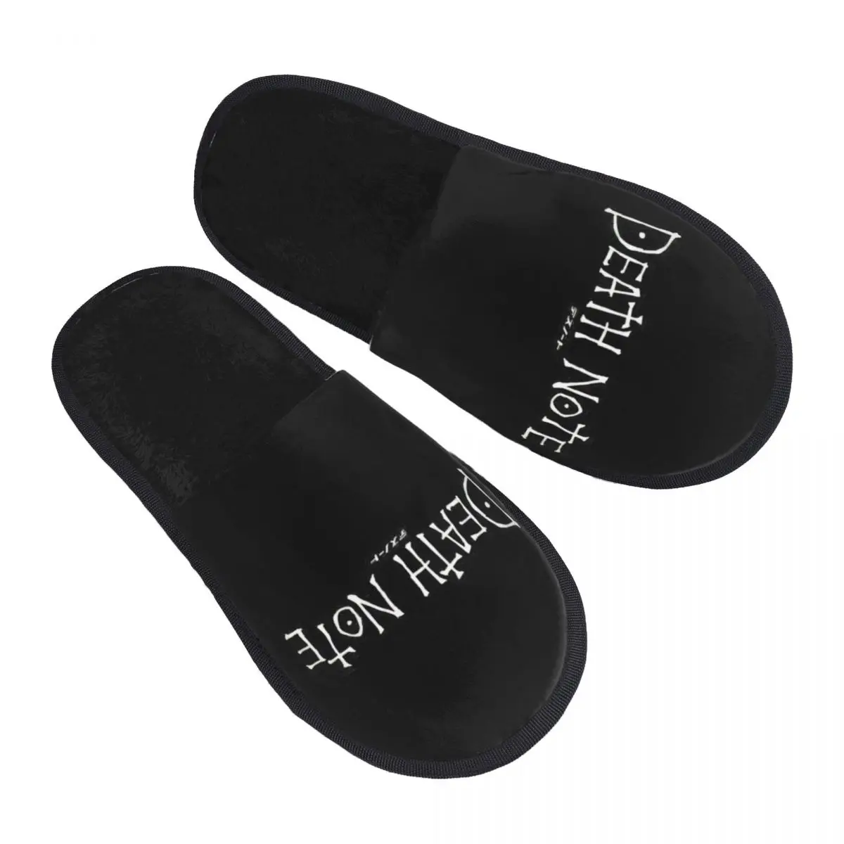 Winter House Slippers Death Note Anime Merch Household Fur Slides Slippers Bedroom Soft Non Slip Slides