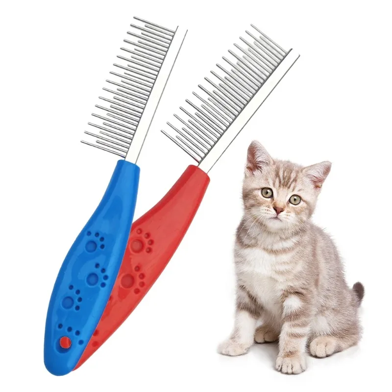 Pet Hairbrush Comb PP Handle Washable Hairstyling Hairdressing Tool