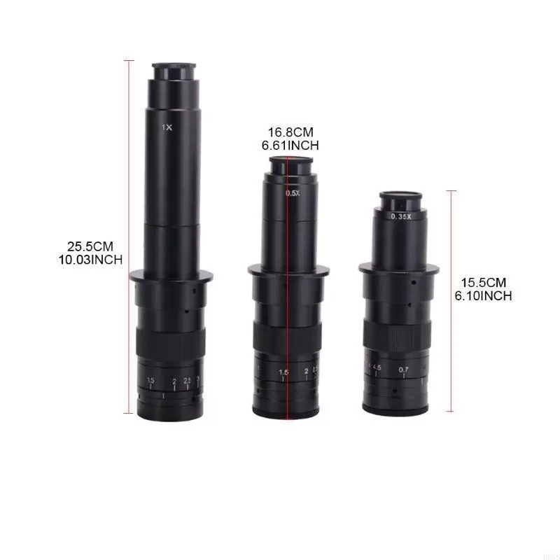 H58b التكبير القابل للتعديل 100x 180x 300x Zoom C Mount Lens for USB