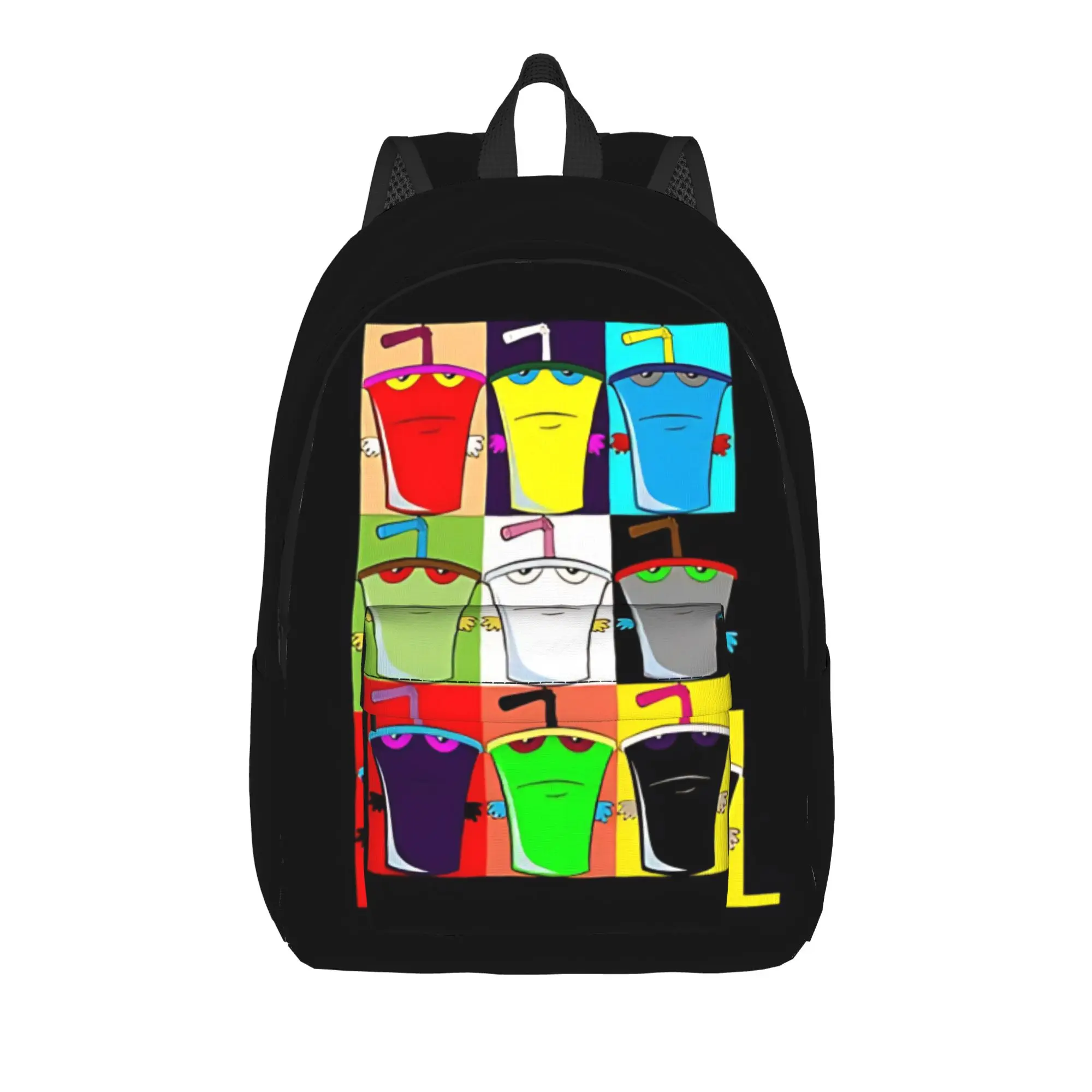 Back to school season Lightweight vibrant quirky  Rucksack ATHF Couple Storage Bag Backpack