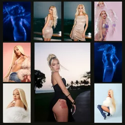 Hot Singer B-Bad G-Gyal Poster Self-adhesive Art Waterproof Paper Sticker Coffee House Bar Room Wall Decor