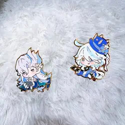 Furina&Neuvillette  Genshin Impact  enamel pin Anime game