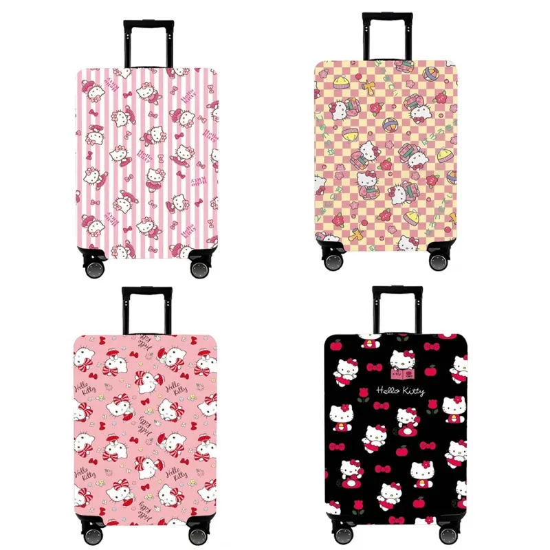 Hello Kitty Luggage Cover Suitcase Protector Baggage Dust Case Cute Cover Suitable for18-32 Inch Suitcase Case Travel Organizer