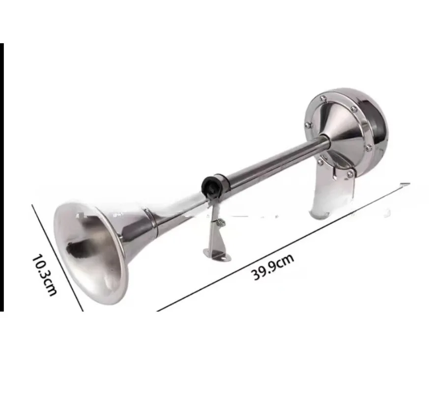 

Ship Cruise Ship Stainless Steel Single Double Tube 12v24v Electric Flute Electric Horn AFI High Sound Electric Flute Marine