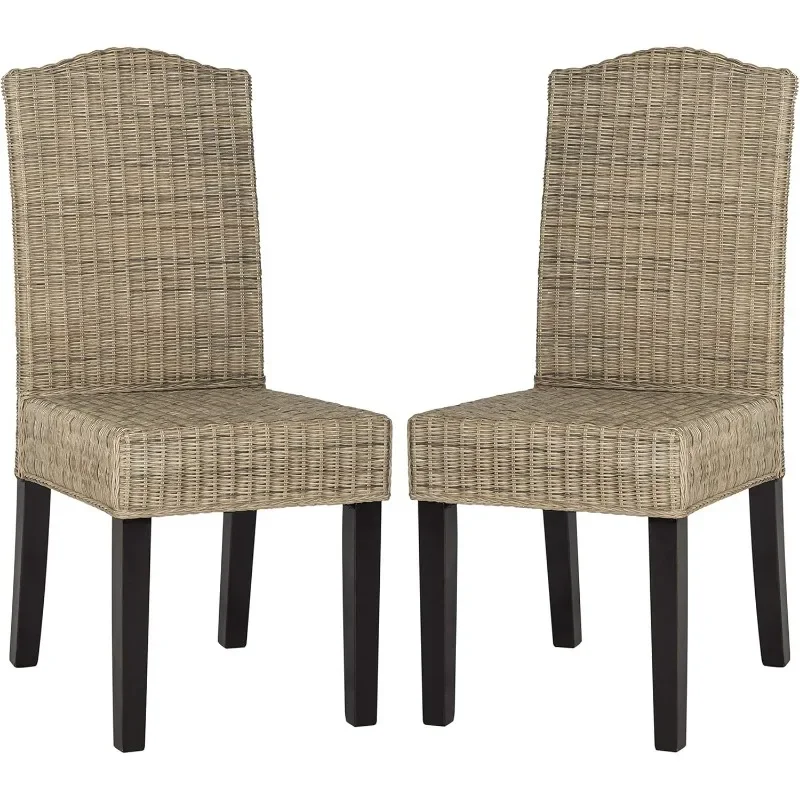 Sammlung Odette Grey Wicker Esszimmers tuhl