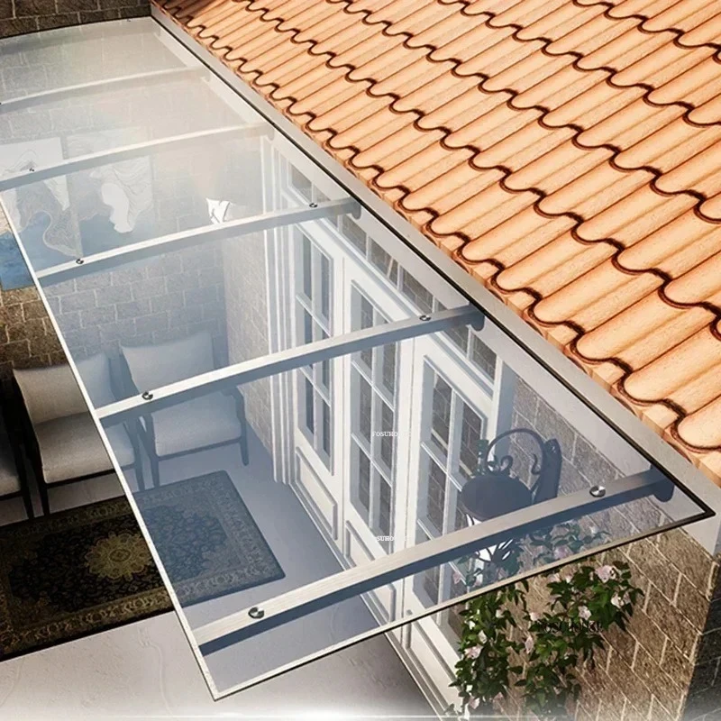 & Minimalist Transparent Gazebos for Outdoor Balcony Silent Waterproof Endurance Board Canopy Home Home Garden Outdoor Pergola F