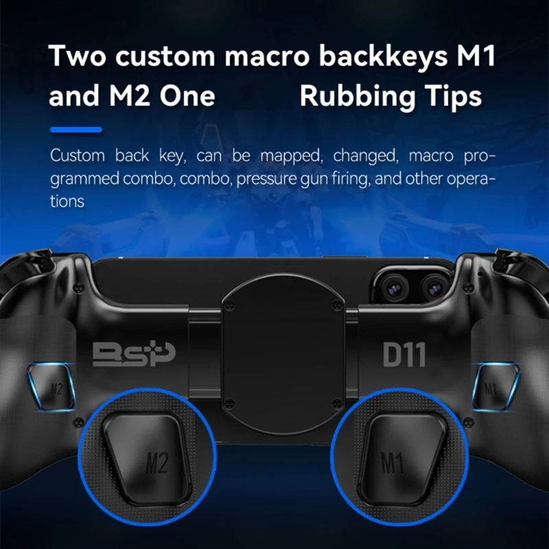 

D11 Telescopic Game Controllers Wireless Bluetooth-compatible for Phones Tablets Triggers Handle Game Access