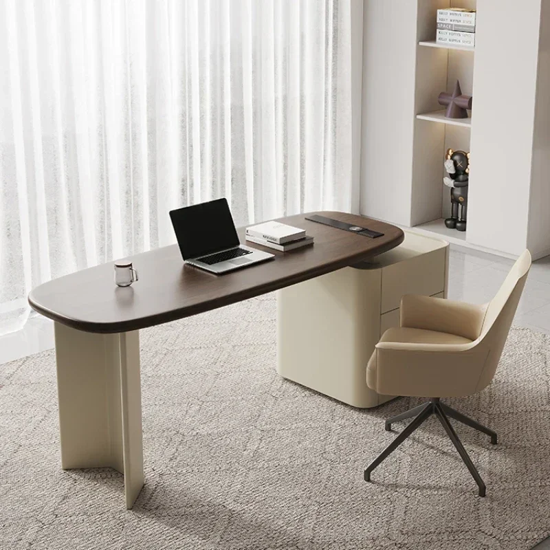 

Роскошный офисный стол, компьютерный современный домашний кабинет, минимализм, современная офисная мебель