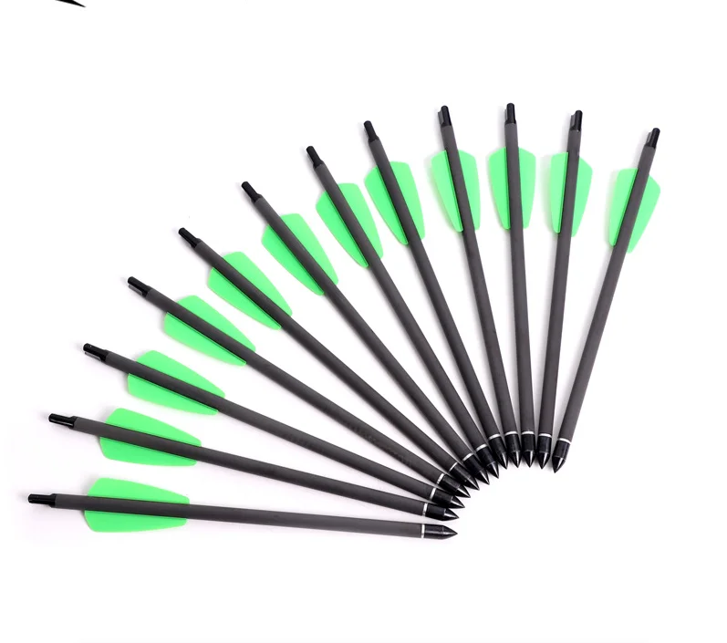 Short Arrows 7.5 inch/15 inch Carbon Fiber Arrow Short Bolt OD 7.45mm Hunting Sports Shooting Practice Archery Accessories