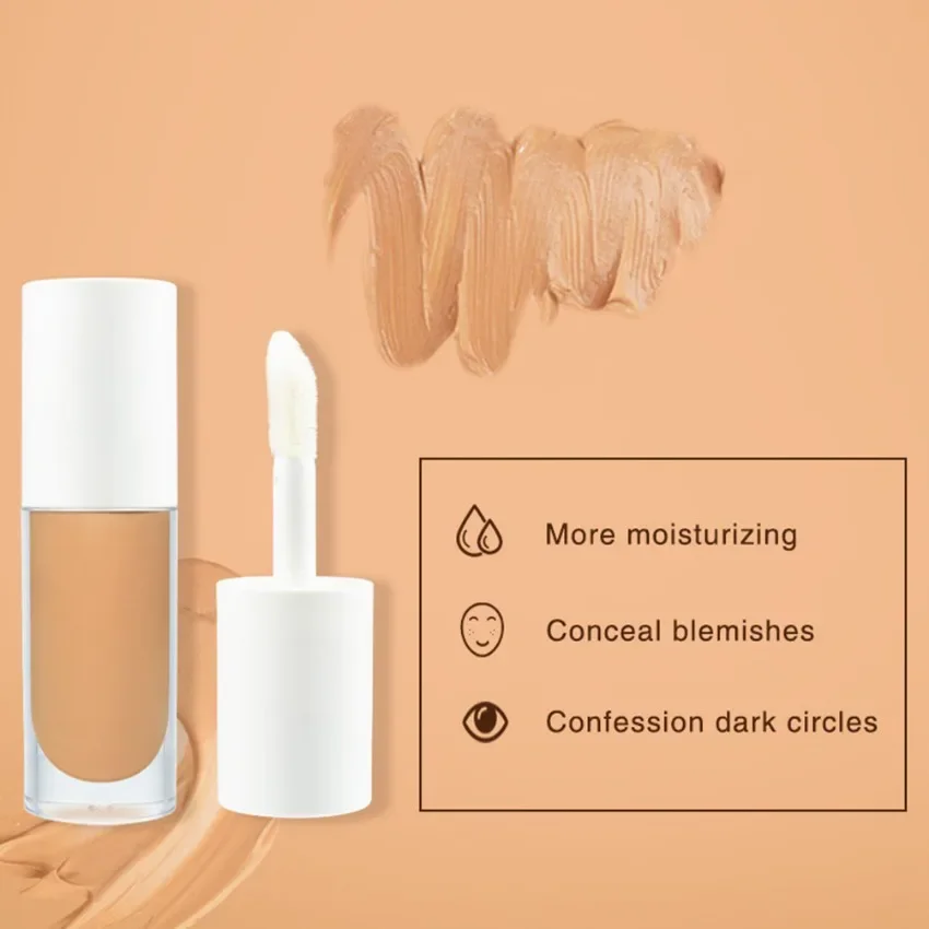 Private Label 10-color Liquid Concealer Full Coverage Long Lasting Moisturizer Matte Custom Logo Makeup Wholesale Cruelty Free