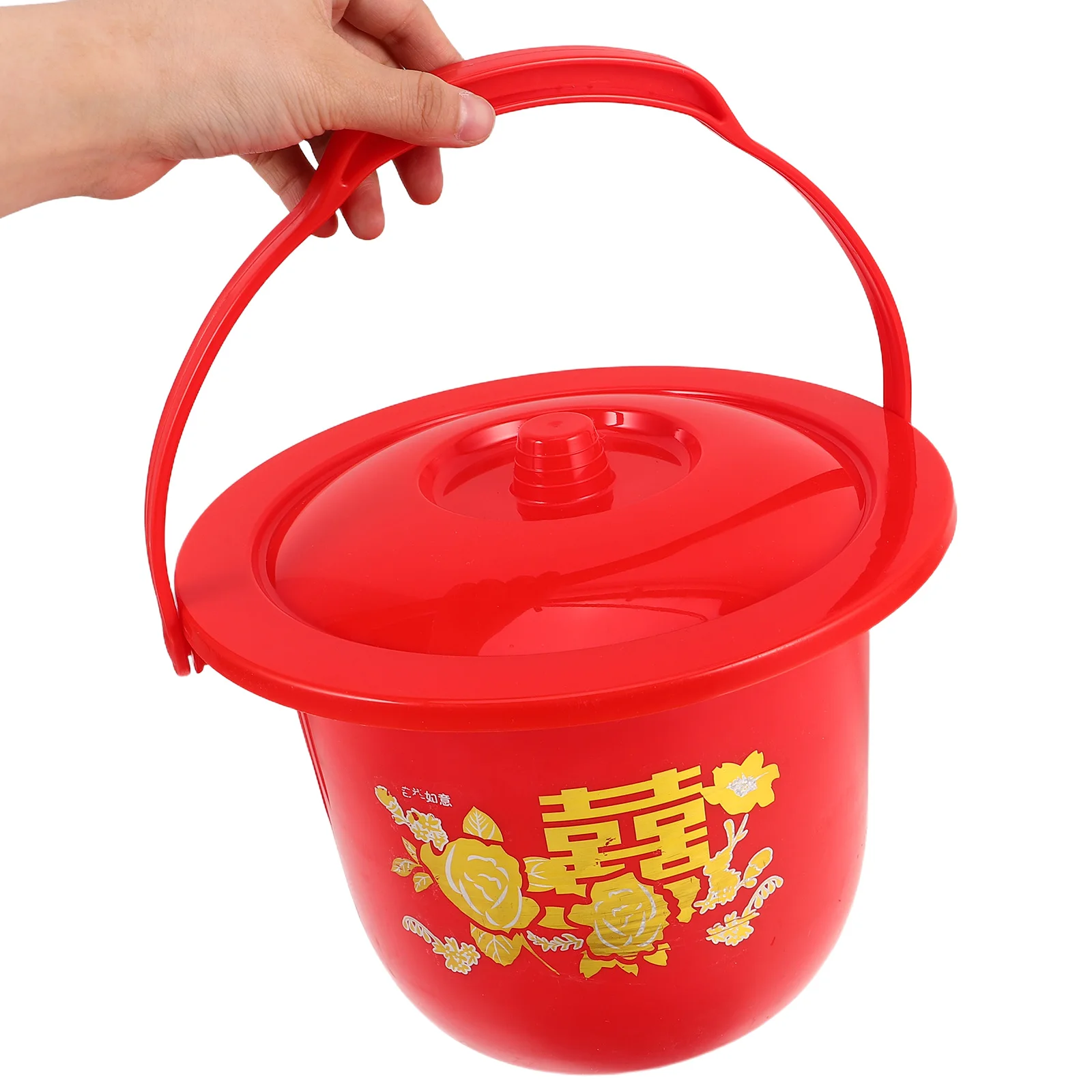 

Portable Toilet Chamber Pot Lid Lightweight Baby Urinal Bottle for Senior Women Children Bedside Camping Use Plastic