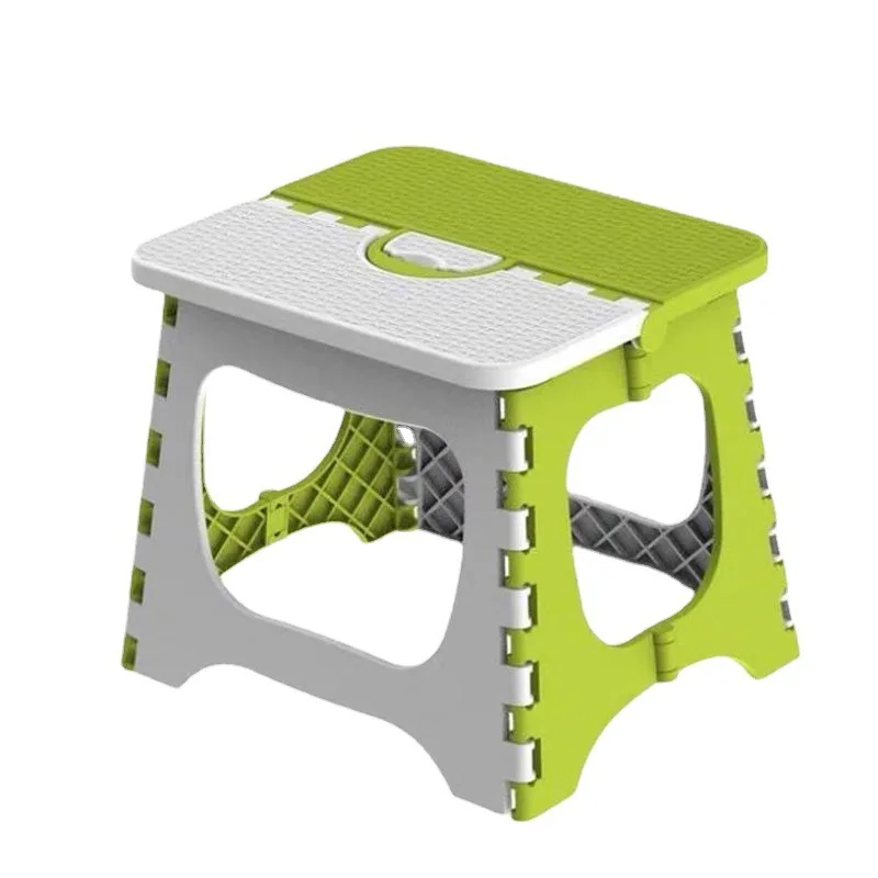 Plastic folding small stool wholesale portable thickened household outdoor fishing bench horse