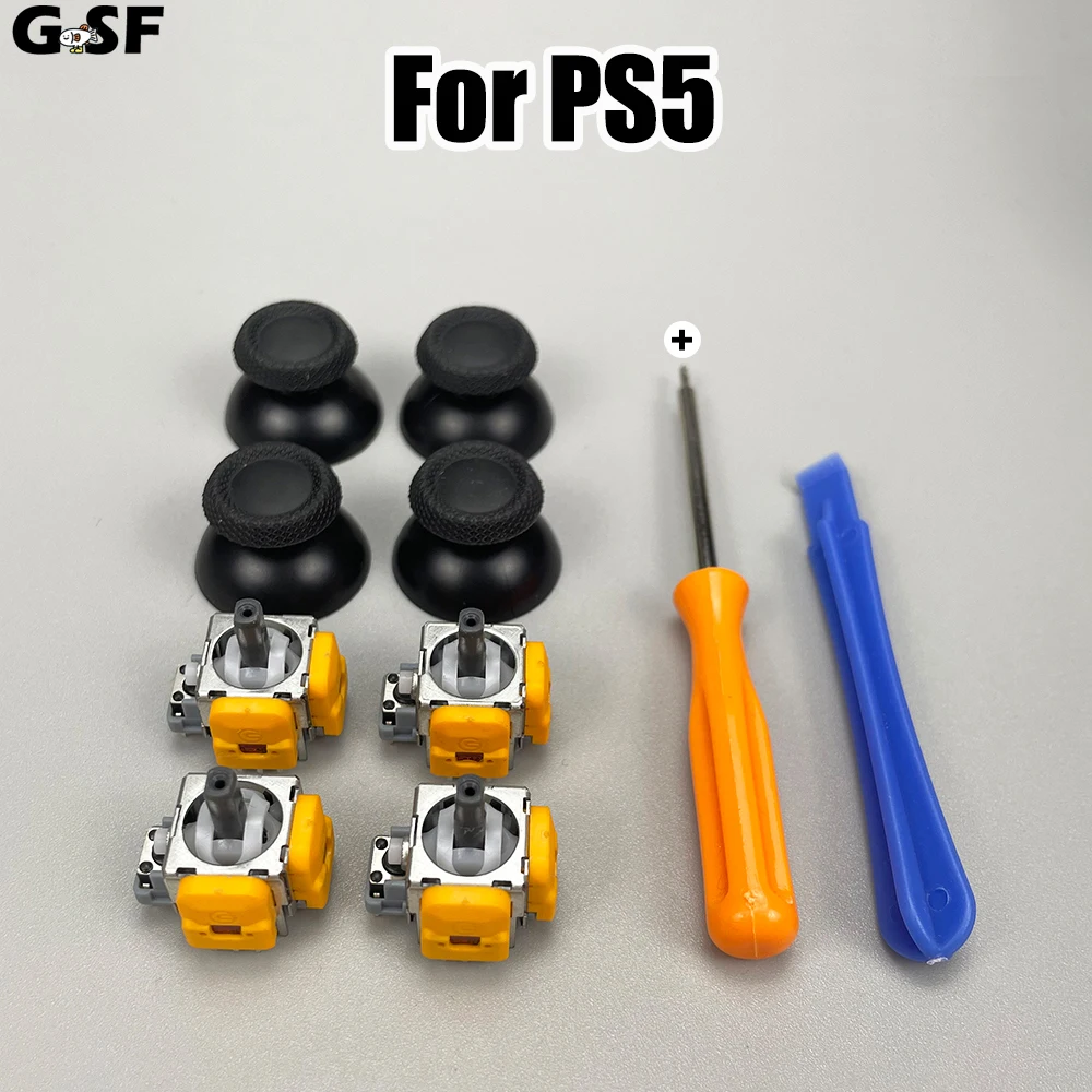 Gsf Vervangende Hal Effect 3d Analoge Joystick Voor Playstation 5 Dualsense Ps5 Controller Thumbstick Reparatie Onderdelen Accessoire