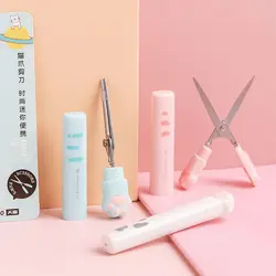 Office School Stationery Scissors Mini Portable Kawaii Cat Paw Art Scissors Cute Multifunctional Stainless Steel Hand Scissor