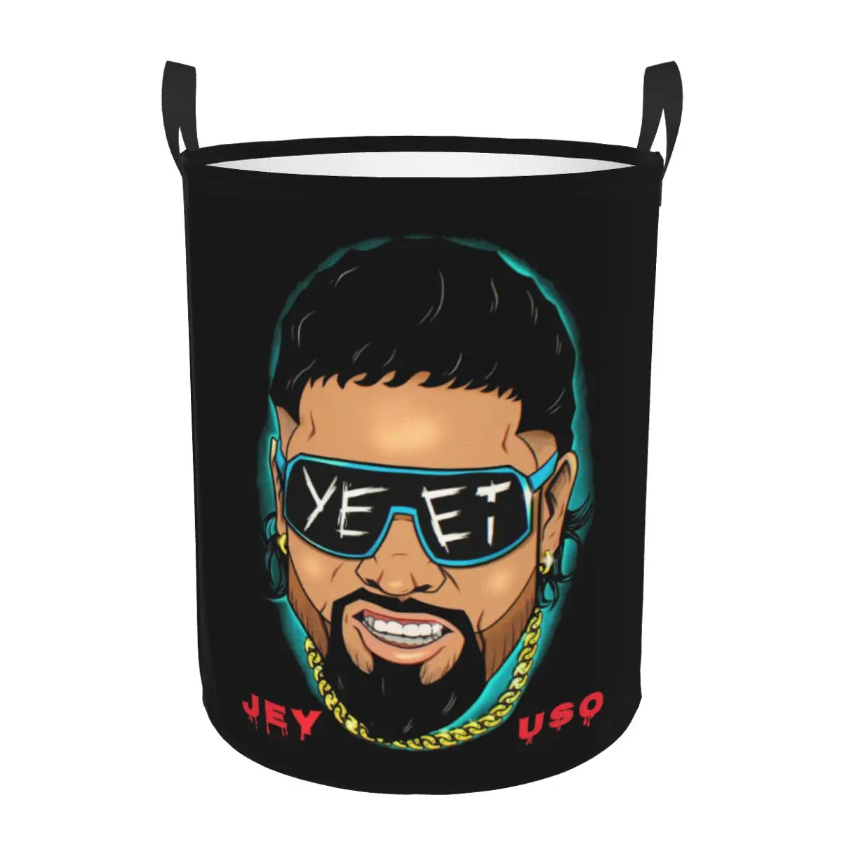 

Винтажная классическая корзина для горячего белья Jey Uso Yeet на заказ, большая корзина для хранения одежды, органайзер для игрушек для детской комнаты
