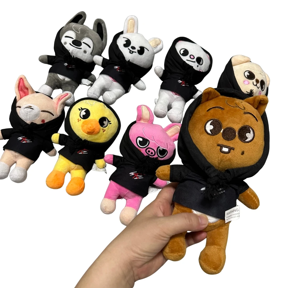 KPOP الضالة الاطفال 20-25 سنتيمتر محشوة هوديس ألعاب من نسيج مخملي كوريا ستار Skzoo تشان Leeknow Hyunjin دمية طفل الكبار المشجعين حفلة عيد ميلاد هدية