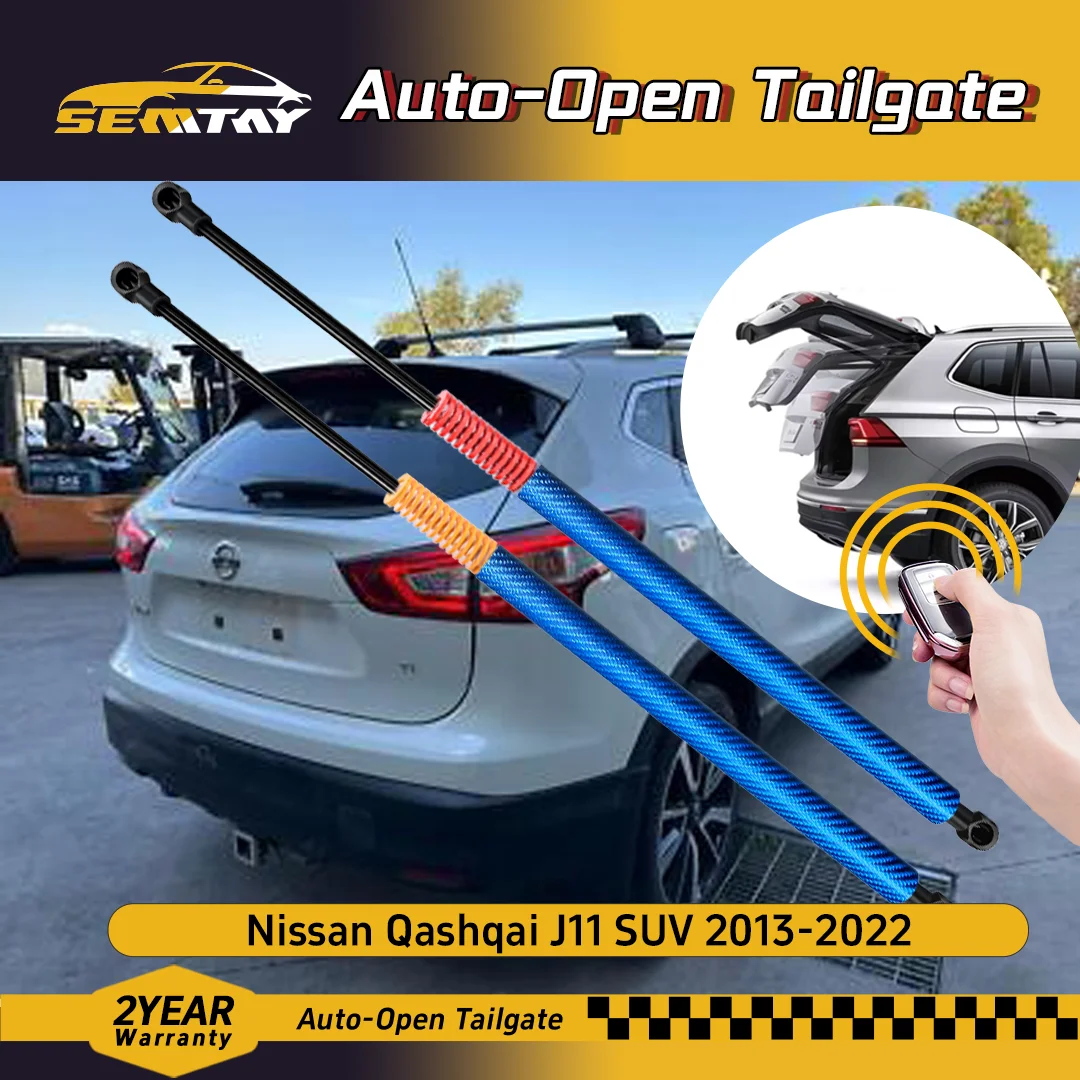 

SEMTAY автоматические подъемные стойки багажника с пружиной для Nissan Qashqai J11 SUV 2013-2022, подъемные опоры багажника задней двери багажника
