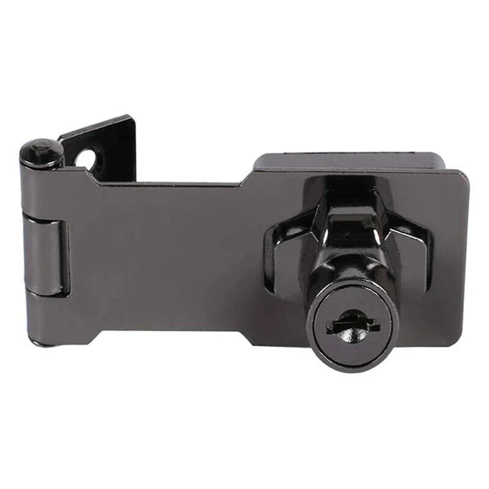 Door Lock Security Protection Lock Card 3Inch Locking Hasp And Staple With Keys Padlock Garage Lock Cupboard Home