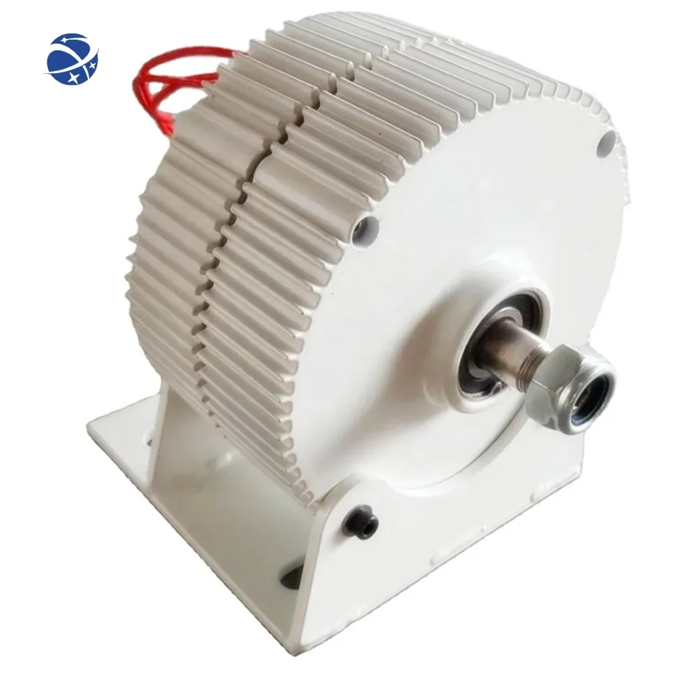 #YUNYI 600W Single Shaft With Base Wind Turbine 12V 24V 48V 3 Phase Gearless Perman  Generator