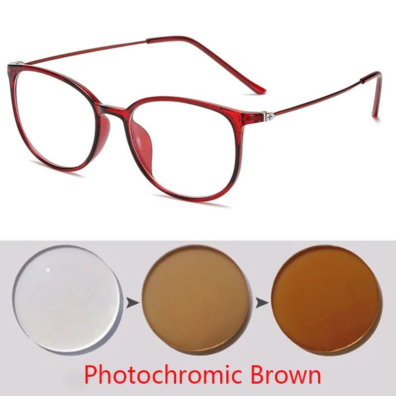 고양이 눈 광변색 독서 안경 남성 금속 원시 안경 여성 노안 안경 1.0 1.5 2.0 2.5 3.0 ~ 6.0