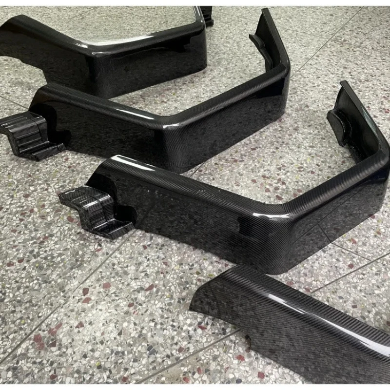 High Quality Dry Carbon Fiber Over Fenders Wheel Arches Eyebrow For W463 G500 G350