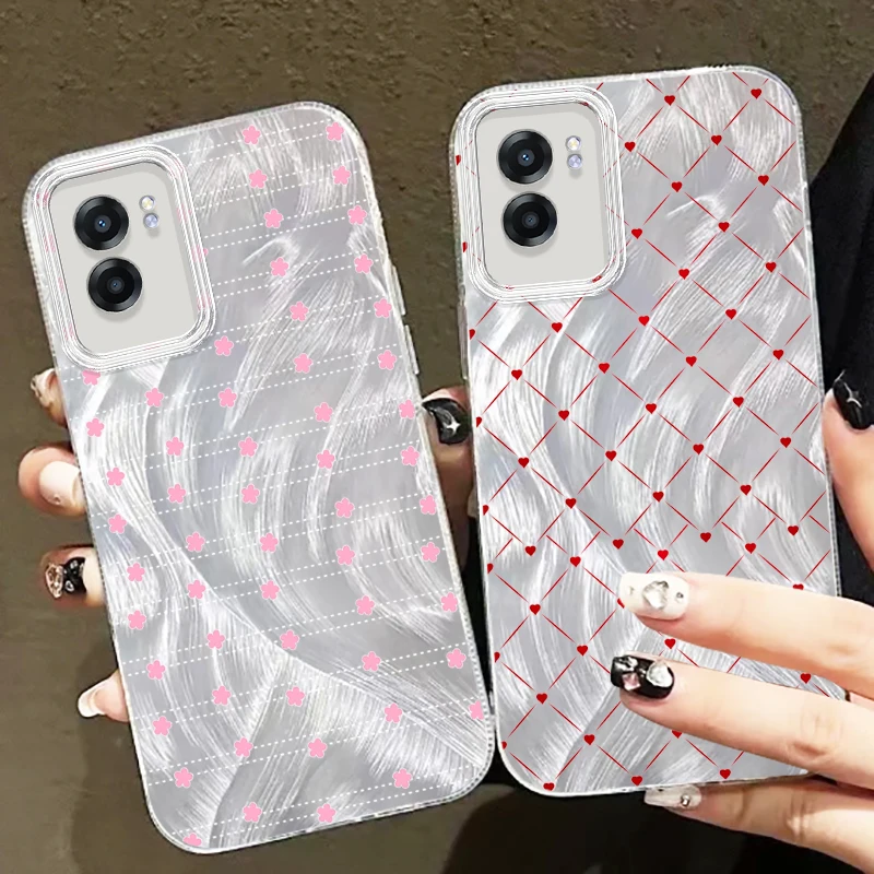 

Printing Love Flowers For OPPO A79 A78 A58 A38 A16 A60 A53 A92 A72 A52 A74 A55 A54 A94 5G Feather Yarn TPU Phone Case