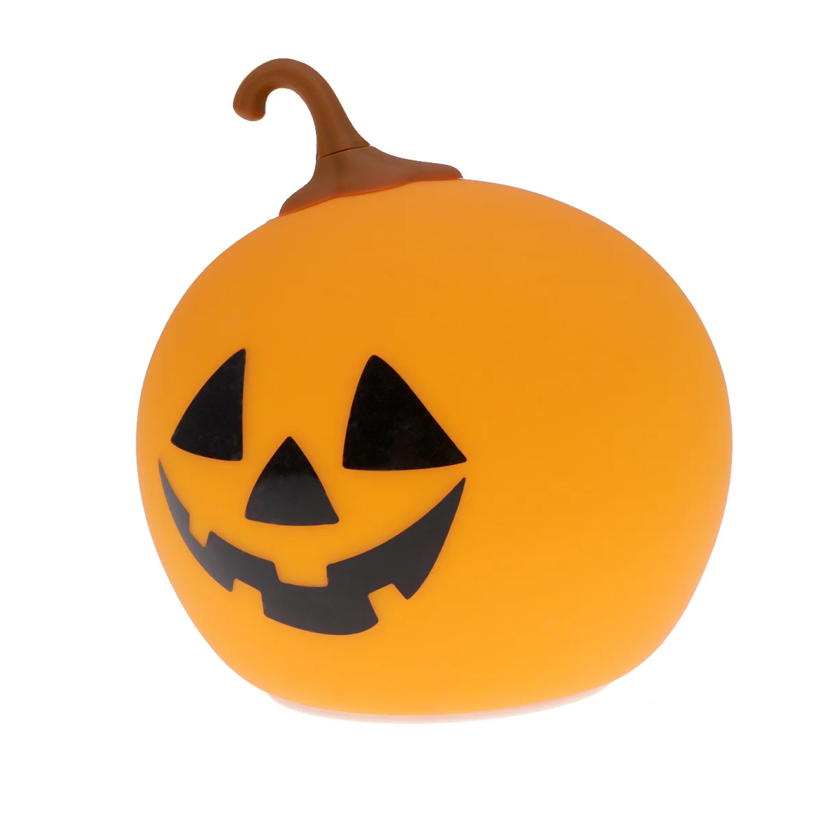 Halloween LED Patting Sense Silicone Pumpkin Lamp Rechargeable Decorative Night Light Bar Shop Cafe LED Lights