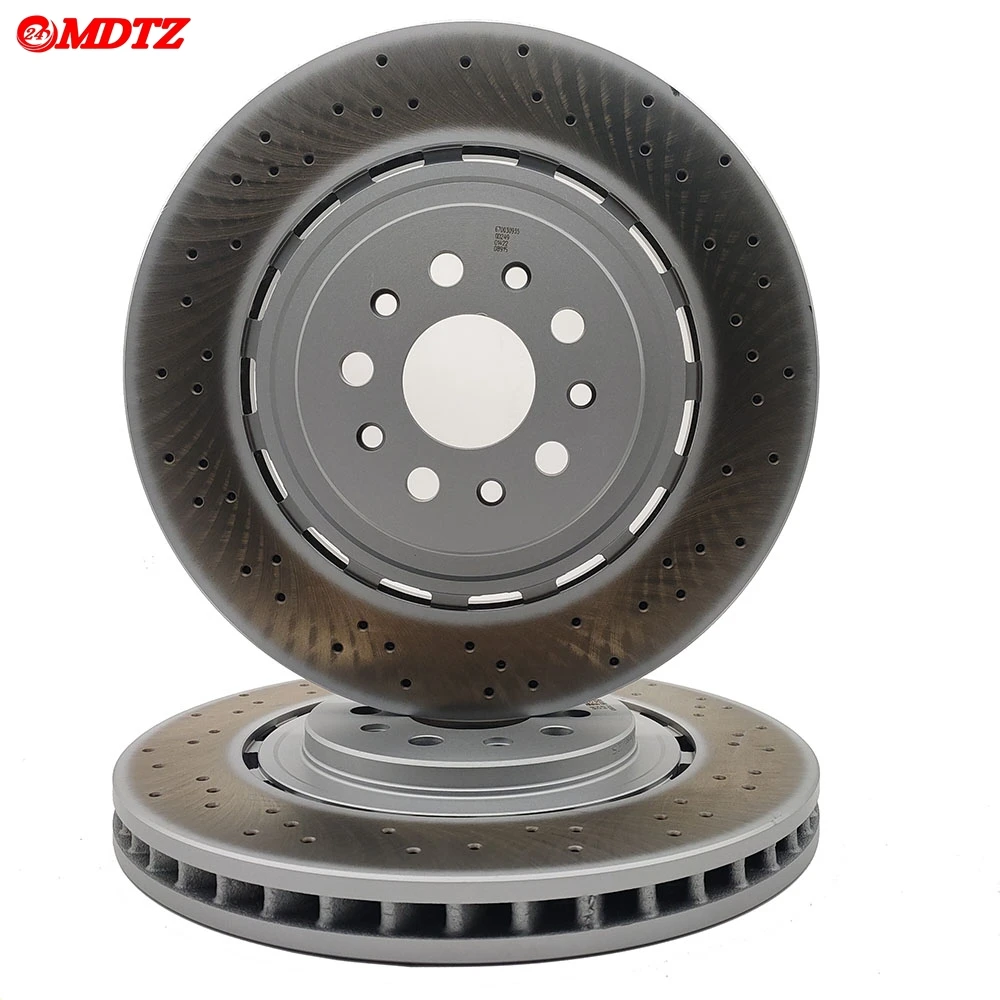 2PCS Dacromet Coating Front Brake Disc for Maserati Ghibli SQ4 Quattroporte AWD Ghibli S 360mm 670030935