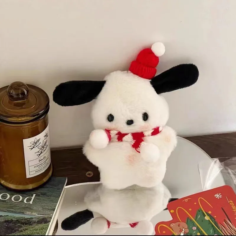 พวงกุญแจตุ๊กตาโปชาโกะน่ารัก การ์ตูนนุ่มนิ่ม ของเล่นตุ๊กตา ของขวัญคริสต์มาสสำหรับเด็กชายและเด็กหญิง