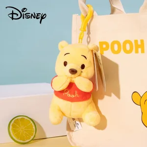 Disney-Cute Teddy Bear Keychain, Winnie the Pooh Toy, Bag Present School, 5 10 Quần áo Bán hàng chính Pooh - №8