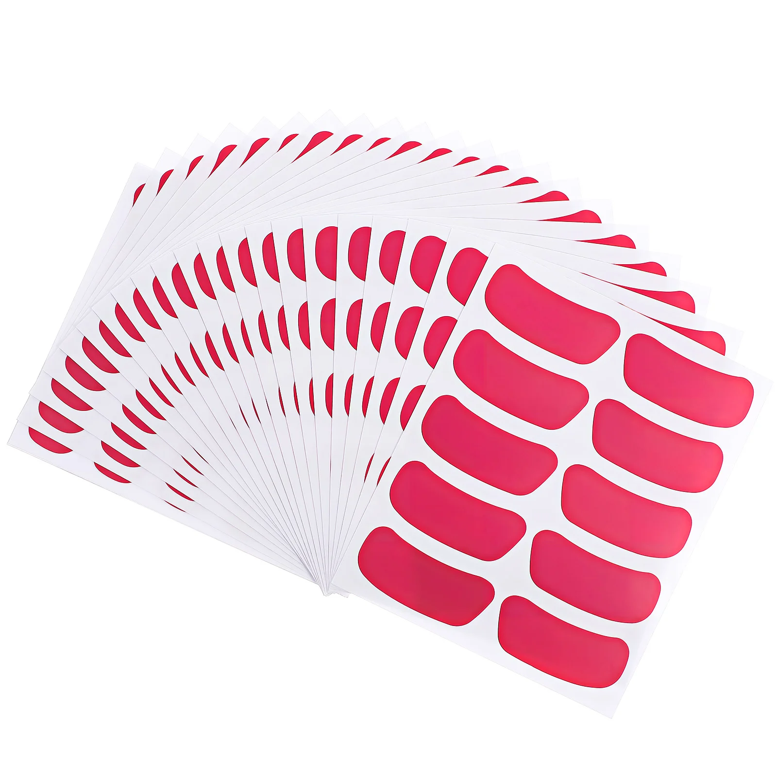 22 ورقة ملصقات العين ملصقات سوداء الرياضة العين شرائط مقاومة للرطوبة لاصق البيسبول الكرة اللينة الهوكي مروحة عيون سوداء