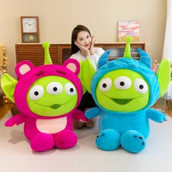 New Disney Toy Story Alien Red/blue Plush Toy Cute Anime Peripheral Plush Stuffed Doll Pillow Toys For Children's Birthday Gift