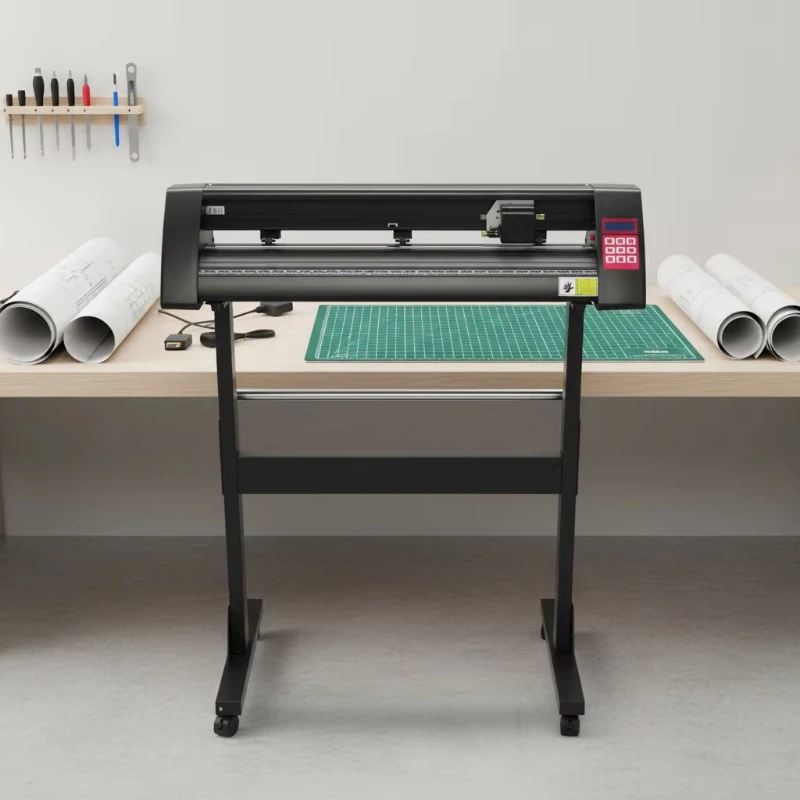 KH-720 graphics plotter fast cutting plotter, cutting accuracy of +/-0.01mm, for graphic engraving, can cut transparent fonts.