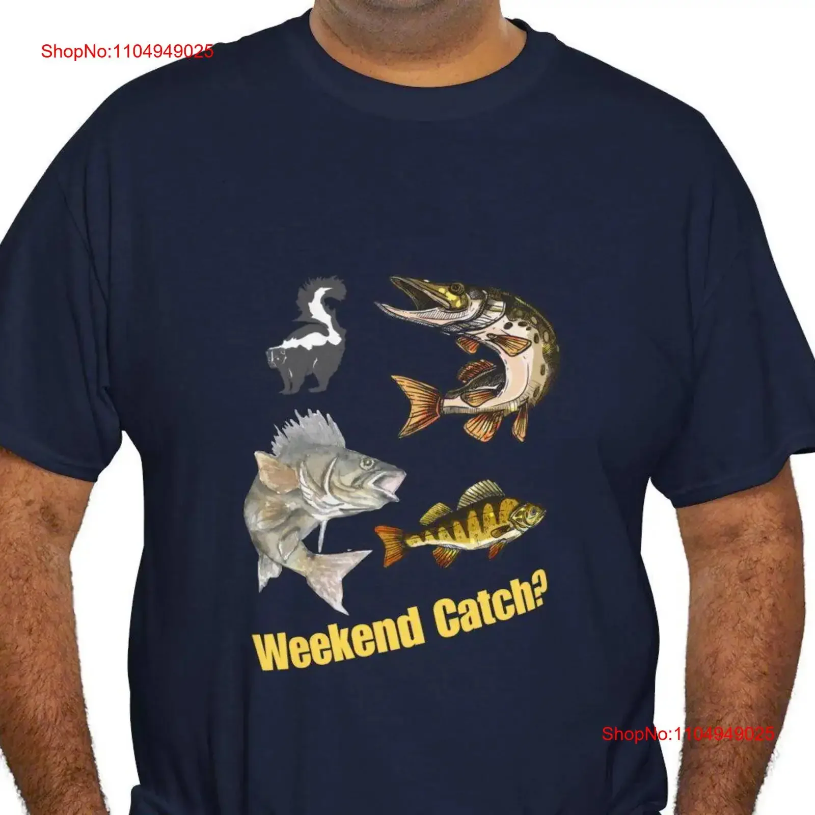 Camiseta de buena suerte para pescar, fin de semana, límite de barco, especie de pescado, algodón pesado, ropa de diseñador lavada vintage, ropa de calle