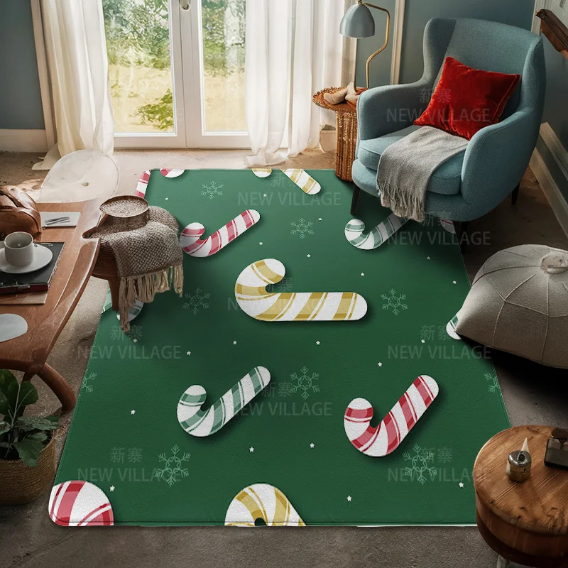 House entrance carpet Home door mat Living Room Bath Foot bathroom non-slip water absorption rugs bath Merry Christmas winter