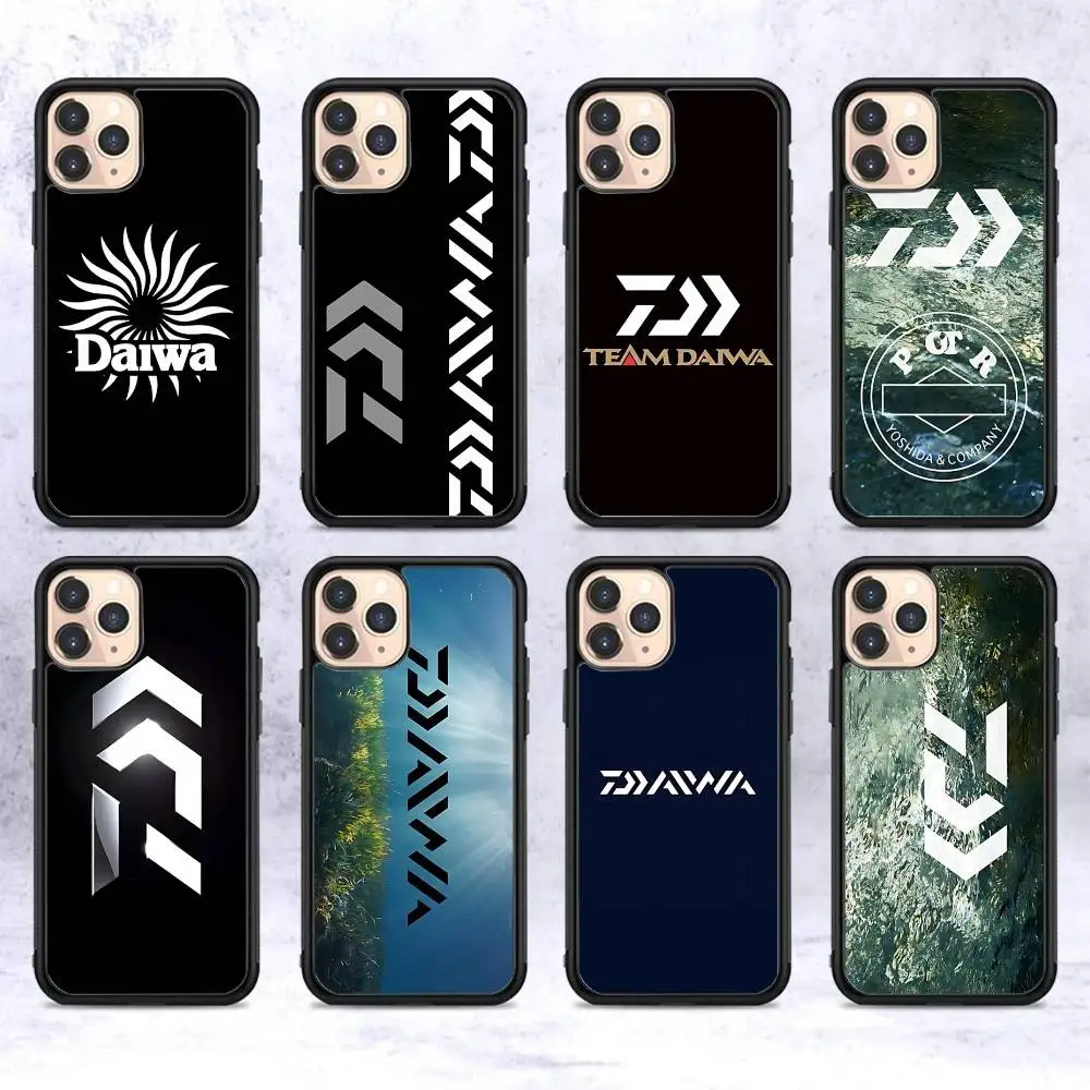 

Fishing Gear Brand D-Daiwa Logo PC+TPU Shockproof Protective Phone Case For IPhone17 14 15 16 Pro Max 13 12 11 17 Air