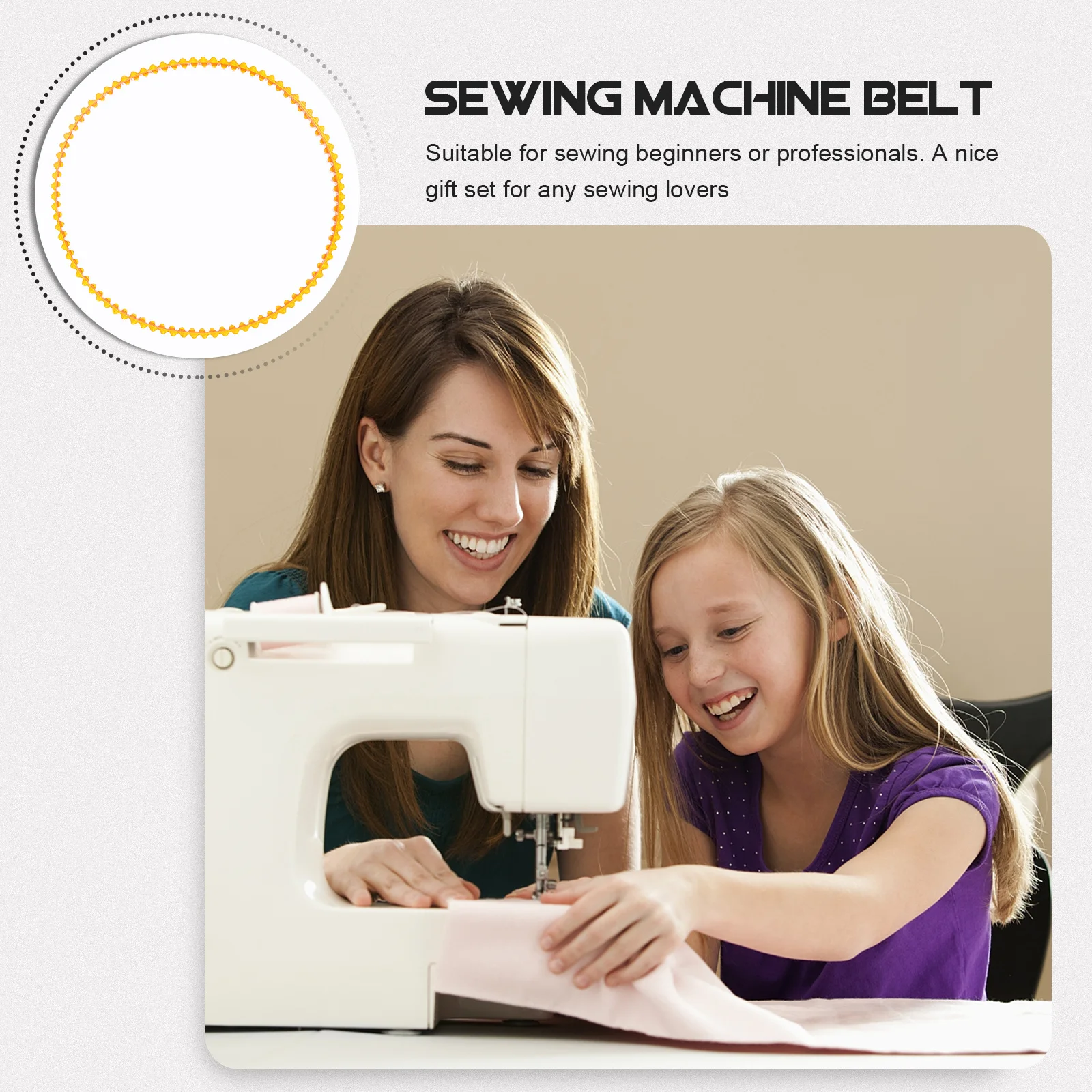 10 قطعة حزام ماكينة الخياطة الدواسة PU خمر استبدال حزام دائم لملحقات ماكينة الخياطة حزام تمتد المحرك