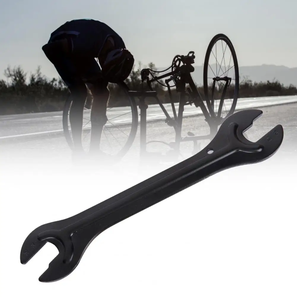 Useful Hub Cone Wrench Overall Heat Treatment Four Openings Maintenance Durable Comfortable Grip Bike Hub Spanner for Repair