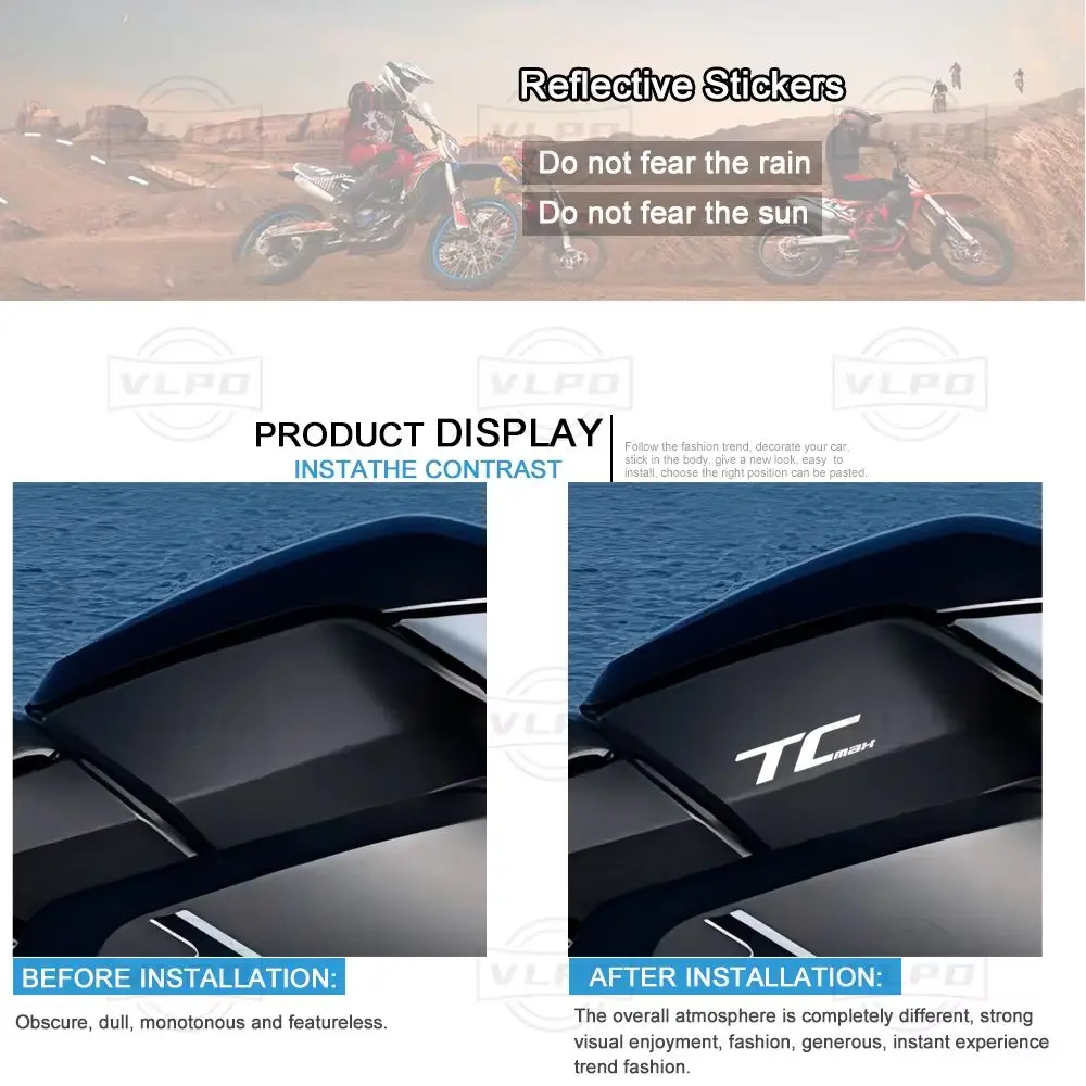 Motorcycle Stickers Waterproof Decals for SuperSoco TCMAX Super Soco TC Max Accessories 2019 2020 2021 2022 2023 2024