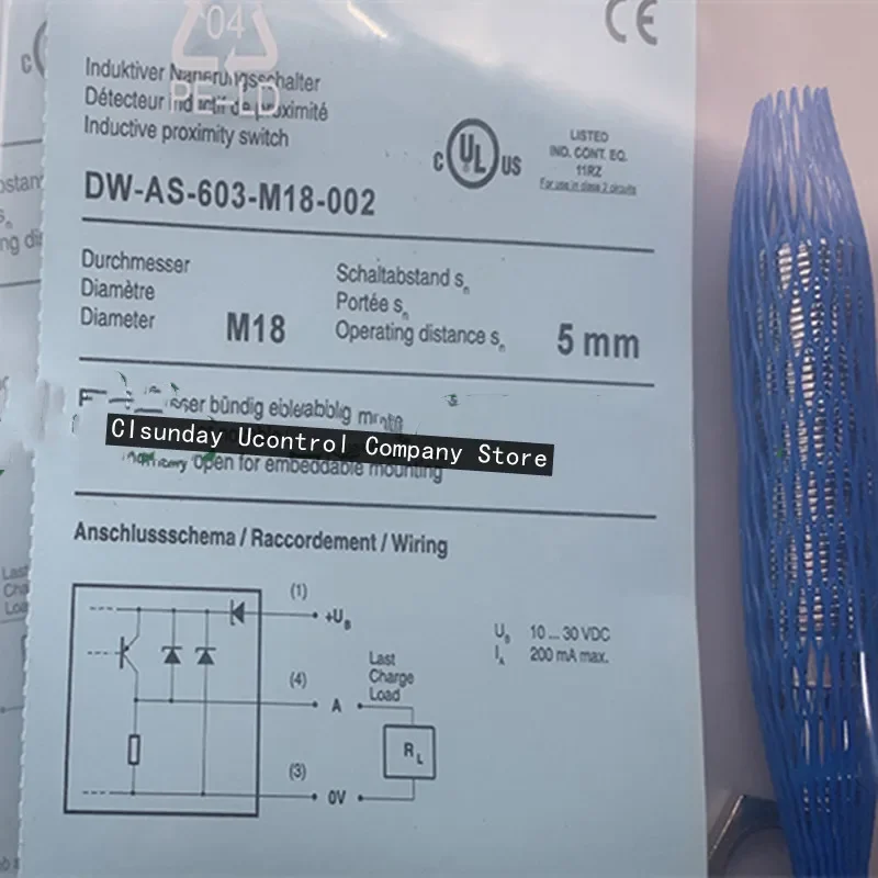 

3 шт. новый бесконтактный переключатель DW-AS-613-M12 DW-AS-613-M12-120 DW-AS-603-M18-002 DW-AS-621-M8 DW-AS-621-M8-001