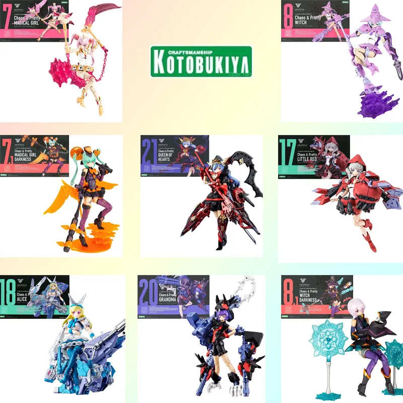 

Kotobukiya Original MEGAMI DEVICE QUEEN OF HEARTS ALICE MAGICAL GIRL WITCH LITTLE RED Anime Action Figure Assembly Model Toys
