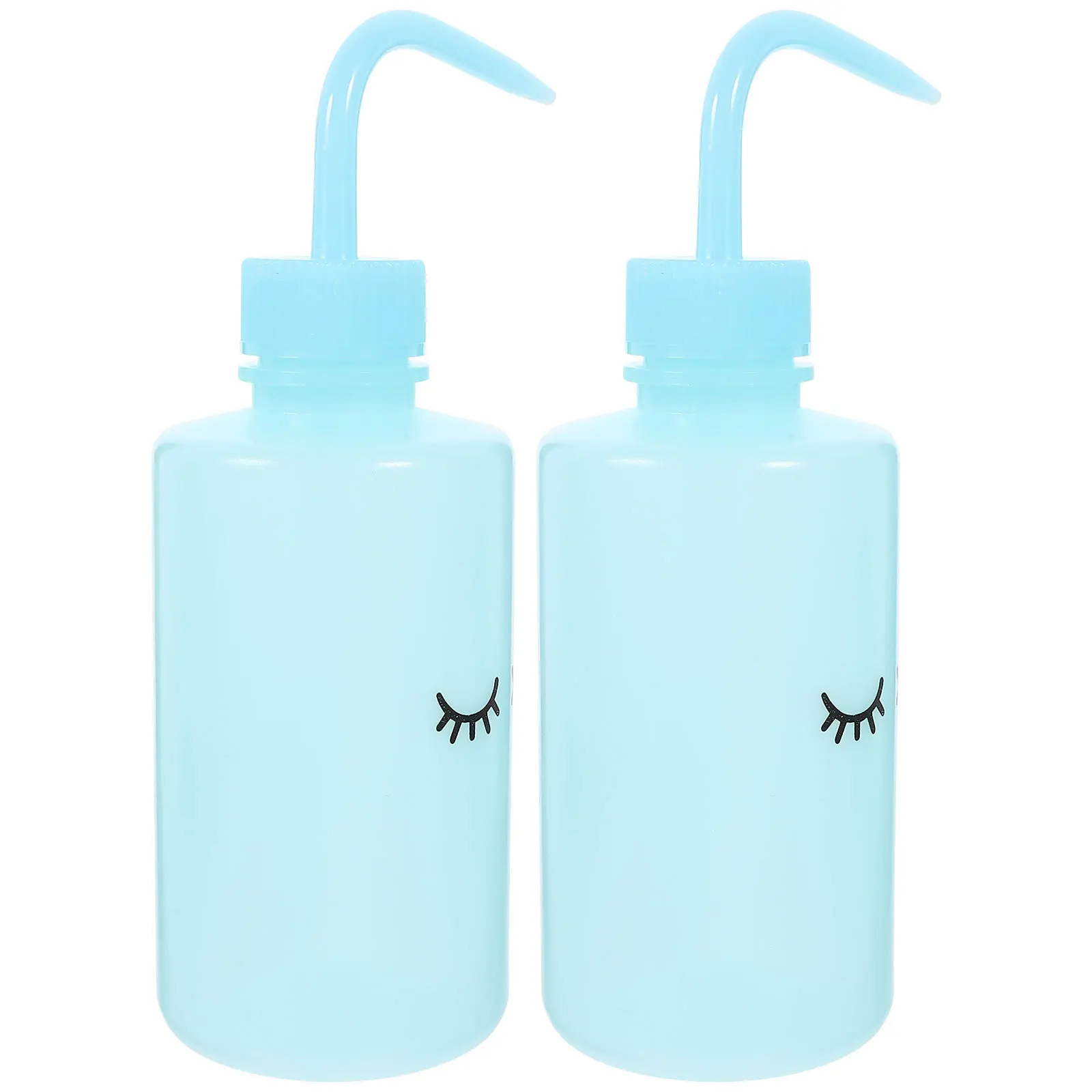 

2pcs Lash Washing 250Ml Squeeze Wash Bottle For Eyelash Cleaning Precision Watering Lightweight Lab Bottle Squeeze Bottles