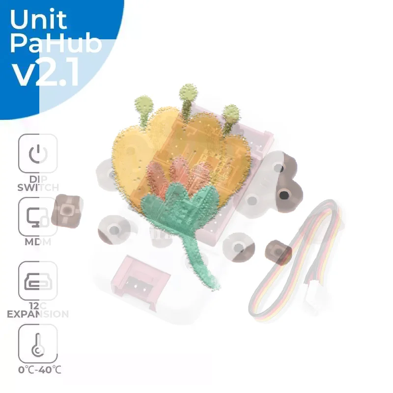 Expand IoT Potential with M5Stack PaHub V2.1 I2C Hub 1 To 6 Multiplexer Kit