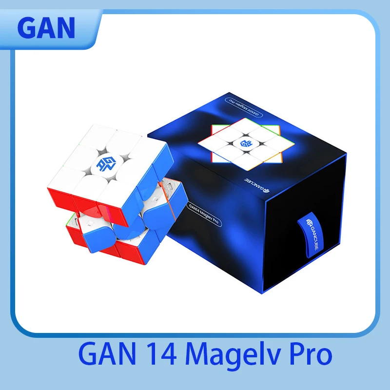 【JudyCub】Gan 14 Maglev Pro UV 3X3 Magnetic Magic Speed Cube Stickerless Gan14 Pro UV Professional Fidget Toys Cubo Magico Puzzle