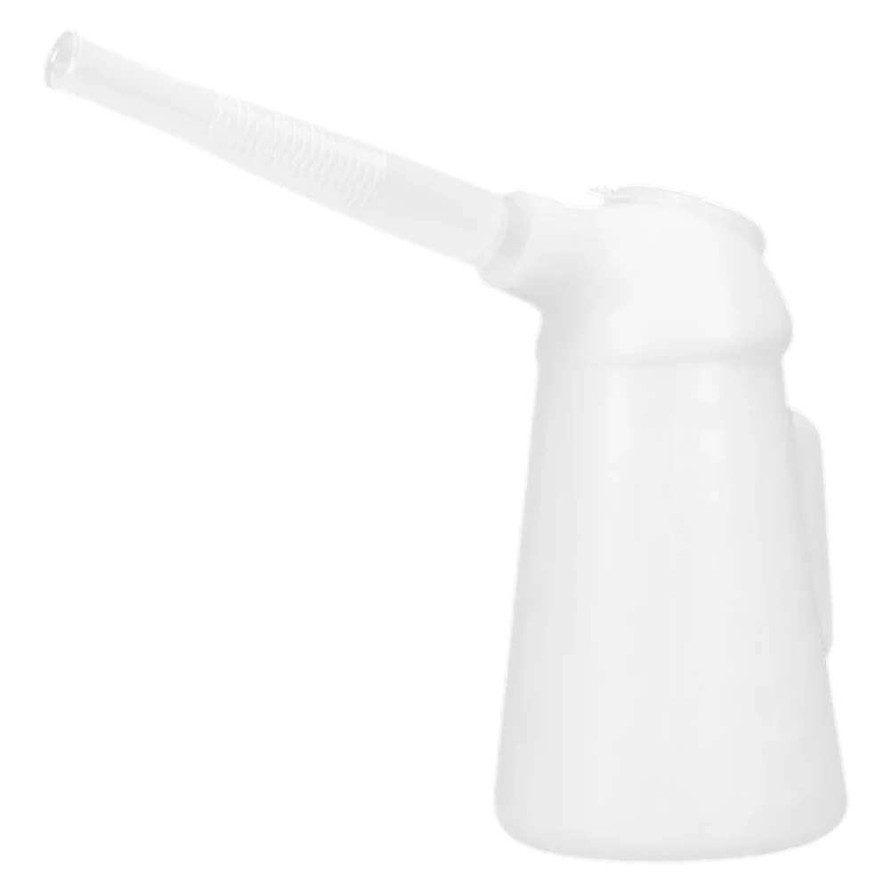 

3L Can With Long Spout Engine Oil Dispenser For Car Vehicle Fueling Manual Pump Oiler Pot Durable Plastic Liquid Container