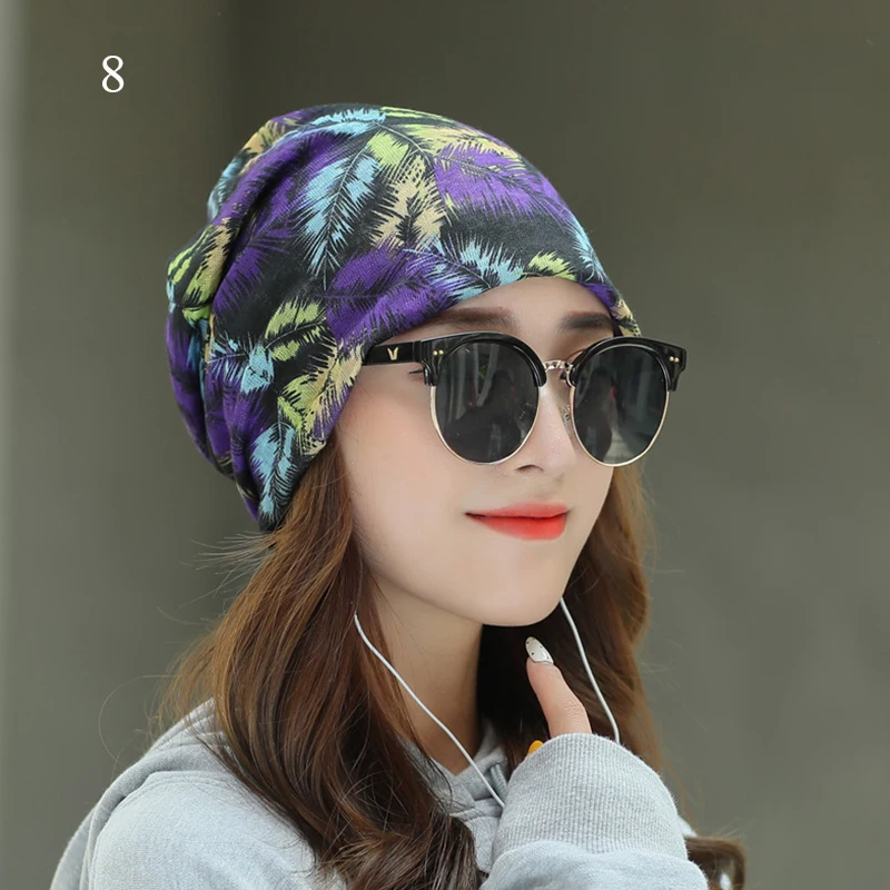 Women Beanies Caps Spring Women Beanie Hat For Women Caps 3 Way To Wear Bonnet   Chapeu Feminino Cap