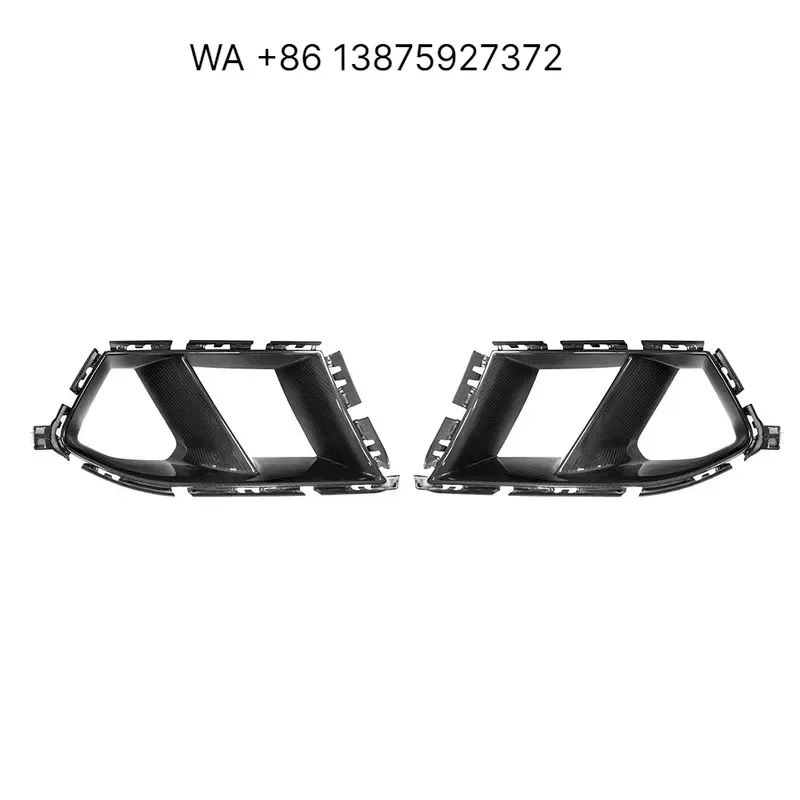 Wmwmnu Dry Carbon Fiber Front Bumper Fog Frame Air Vent Cover Trim for G80 G81 M3 G82 G83 M4 2020-UP
