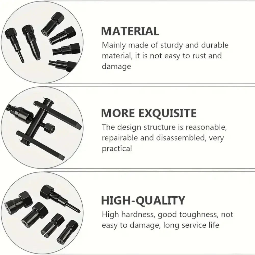 

10Pcs/Set Inner Hole 8-25mm Bearing Puller Set With Box Disassembly Repair Motorcycle Bearing Puller Manual Bearing Removal Tool