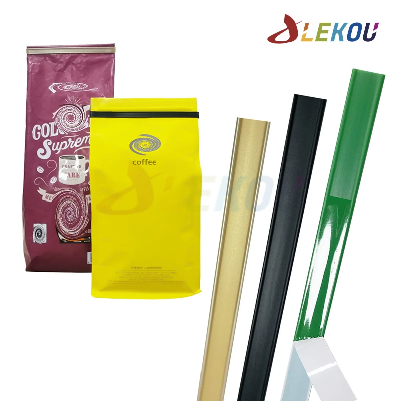 12cm 20PCS Peel and Stick Tin Ties, Lightweight Snack Storage Clips, Multicolor Plastic Sealing Strips, Coffee Tea Bag Clips