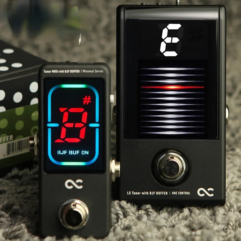 

Mini guitar bass tuner single block